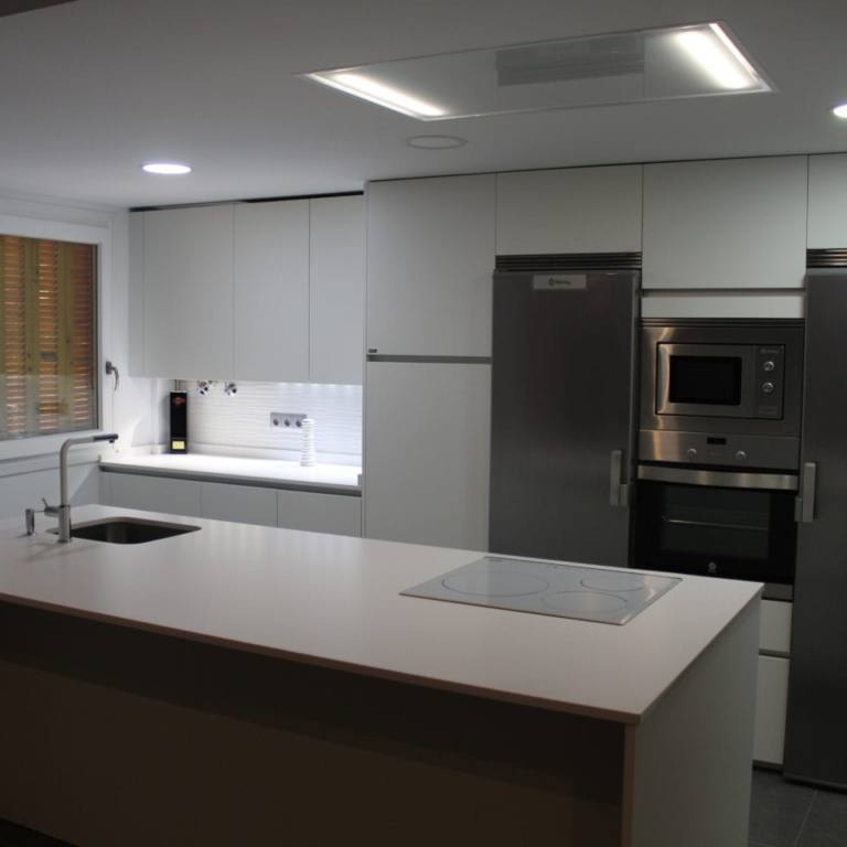 "Cocina con Campana de techo"